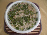 Spring onion fried rice