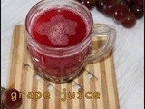 Tasty grape juice/Home made fresh black grapes juice/step by step pictures