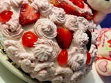 Cherry Chip Strawberry Cake- Valentine Special