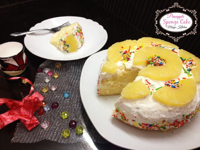 Sponge Cake Maypole Very Good Recipes of Sponge Cake from Maiys Kitchen