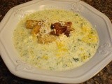 Creamy Cheddar Broccoli and Cauliflower Soup