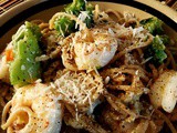 Lemon Pesto Pasta with Shrimp