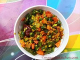 Carrot Beans Usili | a High-Protein, Fiber-Rich Paruppu Usili
