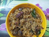 Foxtail Millet Vangibath | Kathirikkai Thinai Sadam | Diabetic Recipes