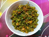 Healthy Karamani Poriyal | Long Beans Poriyal with Ground Coconut and Green Chilies | a Nutritious Tamil Nadu Side Dish
