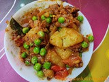 Kalyana Veetu Urulai Pattani Varuval | Urulai Pattani Varuval | Potato Peas Varuval in Tamil Wedding Style