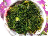 Mulai Keerai Poriyal Recipe | Healthy Amaranth Greens Stir-Fry