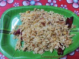 Poondu Milagu Sadam | Garlic Pepper Rice | Easy Lunchbox Recipe