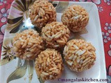 Pori Urundai Recipe | Sweet Jaggery Puffed Rice Balls | Karthigai Deepam Recipe
