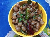 Spiced Verkadalai Sundal | Peanut Sundal with Freshly Ground Masala