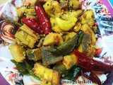 Traditional Raw banana poriyal | Vazhaikkai Poriyal