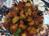 Urulai Kaarakari Recipe | Spicy South Indian Potato Curry | Potato Podimas