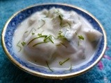 A cooling summer essential: cacik (turkish cucumber, herb and yoghurt sauce)