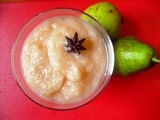 Pear purée with star anise