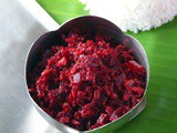 Beetroot curry indian recipe (dry)/poriyal/stirfry