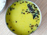 Recipe for making buttermilk rasam /morrasam/soup