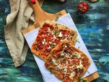 Cheese Paratha | Paratha Pizza Recipe | Indian - Italian Fusion Recipe