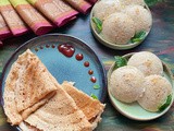 Kala Chana Dosai | Kala Chana Idli | How to make Kala Chana Idli/Dosai Batter Recipe| Gluten Free and Vegan Recipe