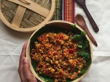 Kuthiraivali Aval Salad | Indian Style Barnyard Millet Salad | Gluten Free and Vegan Salad Recipe