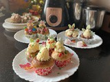 Milky Rich x’Mas Cup Cakes | Eggless Christmas cupcake recipe | Easy Cake Recipe Using Mixer Grinder