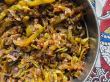 Pudalangai Poriyal Recipe | Snake Gourd Poriyal | South Indian Style Snake Gourd Stir Fry With Onion Recipe By Masterchefmom| Gluten Free and Vegan Recipe