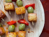 Spanish Tapas - Spicy Tofu Banderillas | Tofu Satay | How to make Spanish Tapas | Masterchefmom