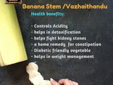 Vazhaithandu Recipes | Banana Stem Recipes