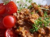 Köttfärssås med indiska smaker