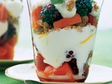 Papaya-Berry Yogurt Parfaits