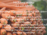 Veckans meny 13-19 april: Whole30 challenge