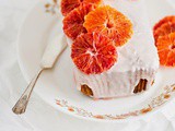 Blood orange drizzle cake