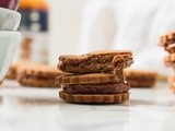 Graham Cracker Sandwiches with Dulce De Leche Truffle Filing + Blog Birthday Giveaway