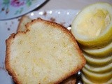 Orange and Vanilla Loaf Cake with Lemon Glaze
