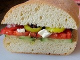 Greek Vegetarian Sandwich