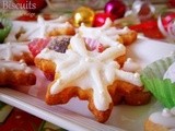 Bredele : Biscuits de noel décorés (flocons de neige)