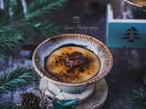 Crème brûlée à la crème de marron : dessert de Noël