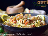 Crevettes Scampi sauce au citron