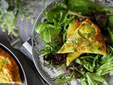 Frittata de courgettes feta, recette facile