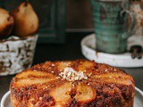 Gâteau renversé aux poires façon quatre-quarts