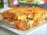 Lasagnes à la bolognaise, ricotta et épinards