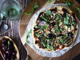 Pizza à la Poêle Facile, Sans Four, Aubergine et Feta