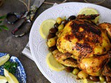 Poulet aux olives et citron confit à la marocaine (Mhamer)