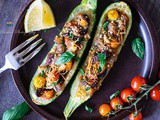 Recette de courgettes farcies à la méditerranéenne