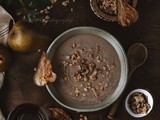 Soupe de Chou-fleur et haricots blanc aux poires et noisettes