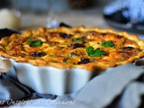 Tarte au poulet et aux champignons