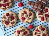 Cookies aux Framboises et Chocolat