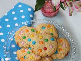 Cookies aux Lentilles de Chocolat Colorées ou Mini Smarties