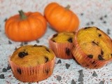 Muffins à la Courge Butternut et aux Pépites de Chocolat Noir (Tour en Angleterre)