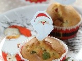 Muffins de Noël aux Fruits Confits