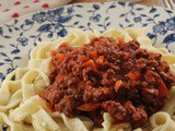 Tagliatelles à la Bolognaise Tout Maison